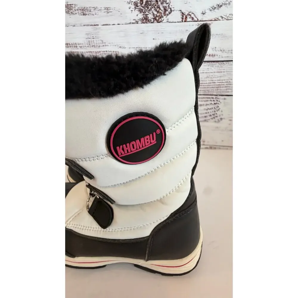 Khombu Alpine Mackenzie Unisex Waterproof Warm Winter Snow Boots Size 1